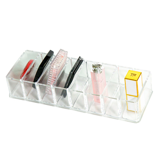 亚克力粉饼收纳盒眼影收纳盒口红架口红收纳盒指甲油桌面收纳盒