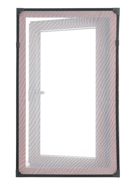 自粘强磁条网无痕易装纱窗门帘