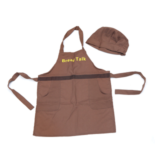 儿童面包师烘焙师西点糕点师寿司服务员表演服装幼儿园小厨师围裙