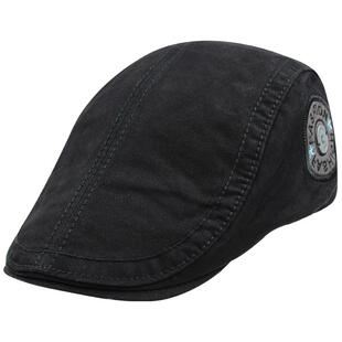 鸭舌帽男款黑色贝雷帽韩版潮前进帽女旅游帽户外太阳帽画家帽子