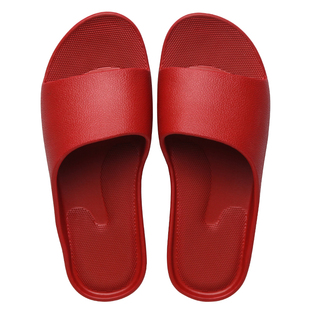 情侣家居拖鞋女红色夏季防滑耐磨厚底家用室内洗澡软底浴室凉拖男