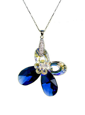 庄周梦蝶925纯银饰品蝴蝶元素女