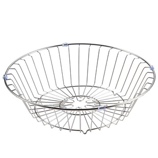 不锈钢双层洗菜篮沥水篮厨房篮子家用果盘多功能圆形洗菜盆水果篮