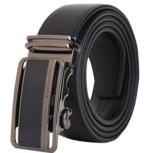 ELLE HOMME皮带男牛皮青年自动扣休闲韩版裤带牛皮男腰带男士皮带