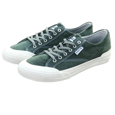 军绿开口笑极限运动翻毛皮滑板鞋