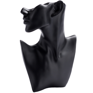 珠宝首饰人像模特脖子架项链饰品耳环展示架道具侧脸颈模收纳摆件