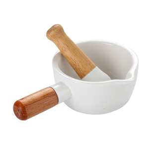 捣碎罐捣药陶瓷石臼研钵研磨器压蒜泥辣椒家用手动捣蒜器臼子擂钵