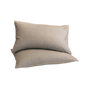 夏季老粗布枕套一对装大号成人全棉纯棉加厚不起球夏天单人枕头套