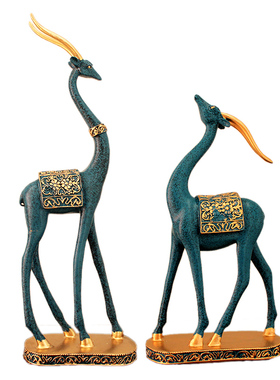 麋鹿玄关门厅电视柜创意结婚礼物