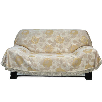 大气奢华加厚沙发巾大花满庭芳