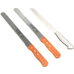 烘焙工具不锈钢面包切片刀10寸8寸粗齿细齿刀面包蛋糕西点刀厨房