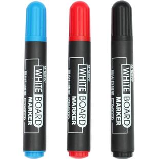 晨光MG2160白板笔单头快干水性可擦白板笔 会议白板用笔大容量加粗头黑色蓝色红色白板可擦笔办公用品批发