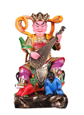 四大天王佛像树脂摆件