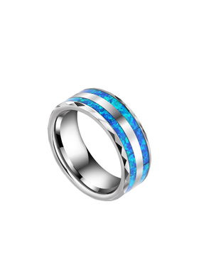 赤月戒指男轻奢欧美风ins小众