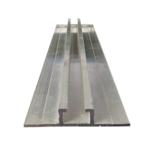 铝型材导轨交通标志牌工业铝槽背槽指示牌滑轨紧固配件铝合金插槽