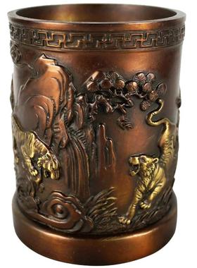 大仕缘送老师学习用品五虎摆件