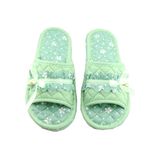 三层加厚胶粒底布艺布底拖鞋情侣居家室内木地板男女士可机洗