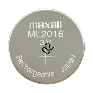 Maxell万胜纽扣电池ML2016可充电3V手表电池光能代LIR2016 CR2016