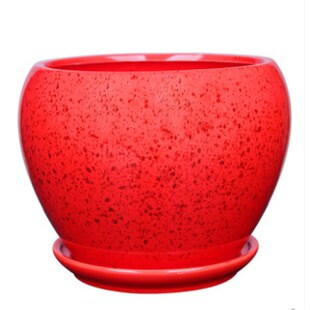 中国红花盆陶瓷红色大号特大号特价清仓简约吊兰创意绿萝多肉花盆