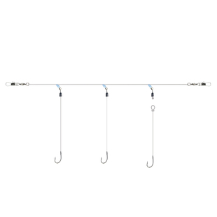 串钩钓组 3个钩可换子线白条昂刺黄辣丁分线器防缠绕鱼钩路亚三钩