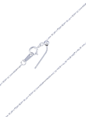 925纯银项链女diy带针串珠蛇骨链