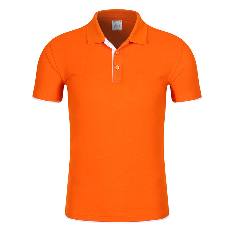 polo衫定制工作服t恤翻领文化广告衫印logo刺绣 短袖企业服装定做