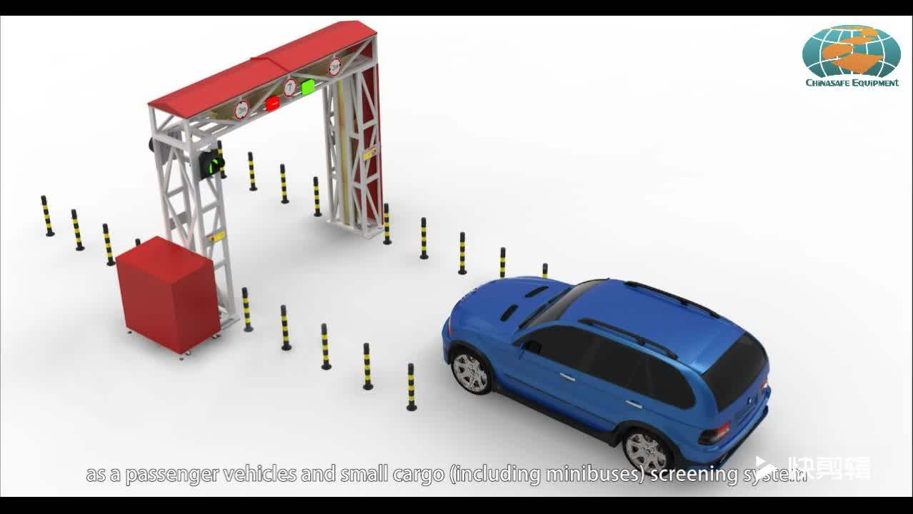 High Throughput Car X Ray Machine Vehicle Inspection System Safety For