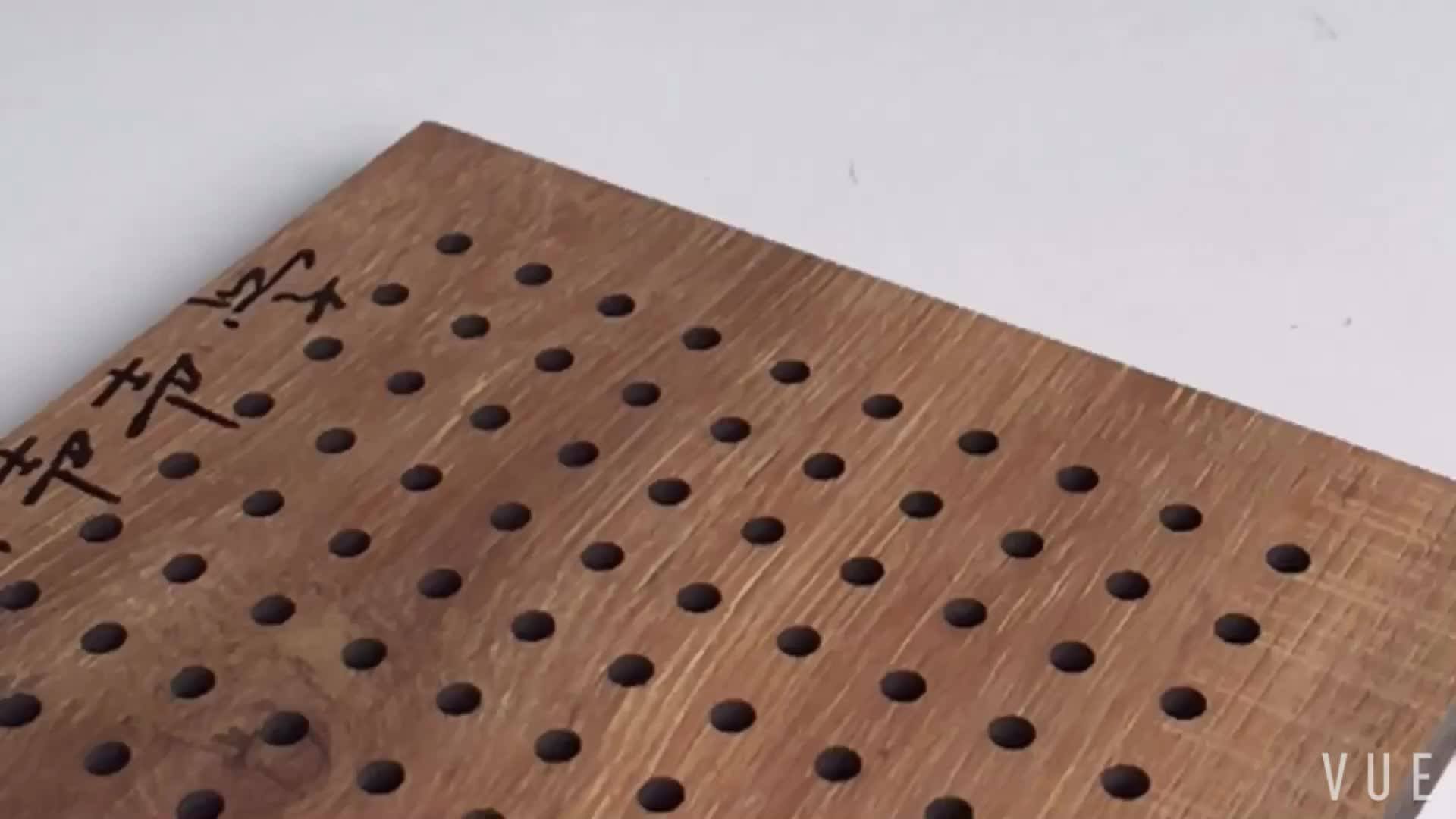Improve Sound System And Sound Proof Wooden Perforated Acoustic Wall