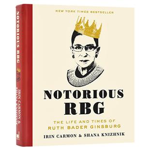 异见时刻 Notorious RBG 精装 英文原版人物传记 声名狼藉的金斯伯格大法官 她的一生与时代 同名电影原著