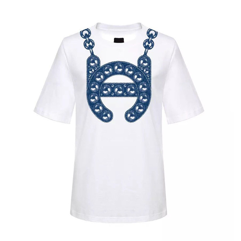 国现-Laurence & Chico 时尚品牌Logo设计印花短袖体恤喜哥同款