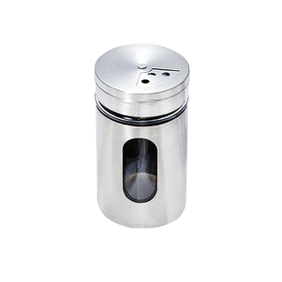 IRONX调料瓶304不锈钢烧烤调味罐家用胡椒粉盒芝麻盐罐厨房撒料瓶
