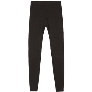 香港鸡仔唛女装19.5微米澳洲美丽诺羊毛裤通花网眼款式可机洗修身