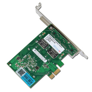 Winyao E350T4 PCI-e X1台式机四口千兆网卡 I350-T4汇聚ESXI有线  Ethercat (twincat 3)主站网卡