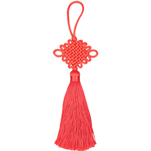 中国结挂件小装饰客厅门把手电视墙柜子挂件礼品送人老外加密穗子