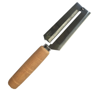 阳江治中瓜刨木柄刨刀水果刀不生锈削皮刀厨房小工具不锈钢蔗刀