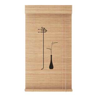 曼莎诺中式窗帘竹帘卷帘禅意宋式美学古风隔断帘茶室装饰遮挡挂帘