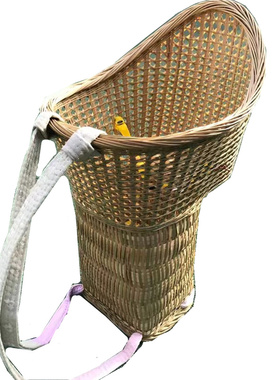 精品竹编纯手工竹编背篼