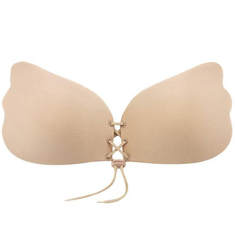 礼服乳贴绑带聚拢内衣硅胶防水