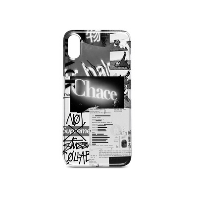 涂鸦颓废个性手机透明壳