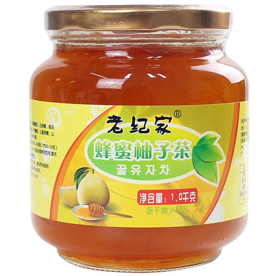 老纪家1kg蜂蜜柚子茶泡水饮品