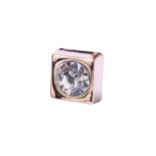 韩版饰品水晶胸针胸花韩版正方形镶钻小领针领扣女衬衫衣领夹男