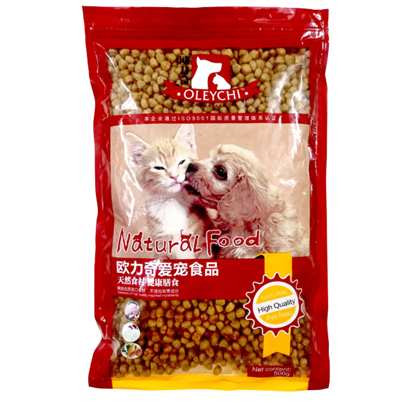 欧力奇狗粮全蛋奶糕美毛去泪痕