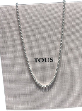 西班牙专柜正品 TOUS 桃丝熊 简约百搭 45厘米 925银项链 基础链