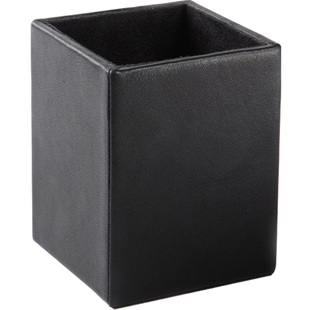 LEATHEROLOGY真皮化妆刷收纳筒笔筒办公室桌面轻奢高级感大容量大