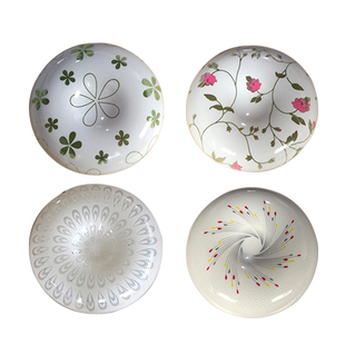 包邮吸顶灯罩外壳罩苹果圆形灯壳现代简约卧室灯阳台厨卫灯具配件