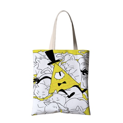 gravityfalls比尔diy单肩包环保