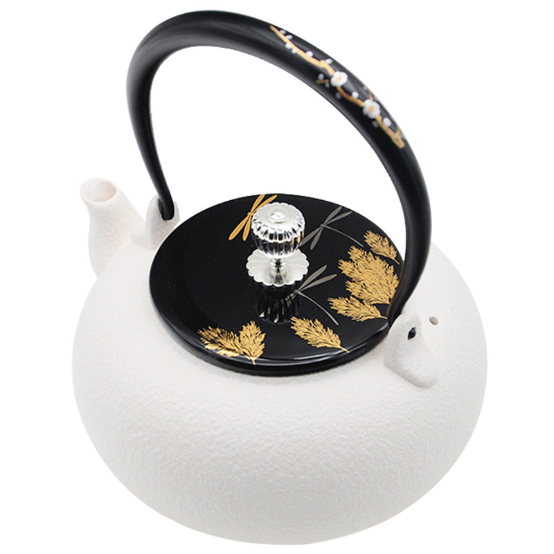 莺歌烧台湾白泥提梁壶功夫茶具