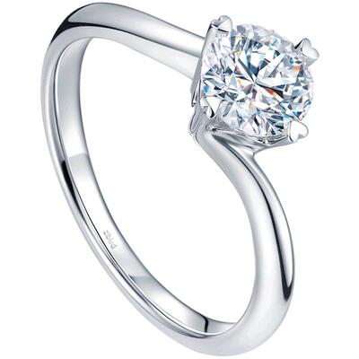 结婚Zbird钻石戒指18K金