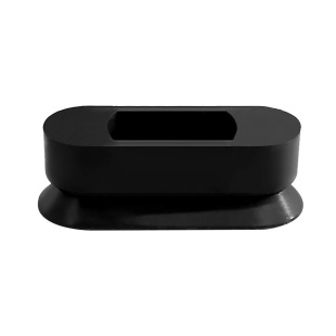 椭圆形长条形真空吸盘接头机械手吸嘴支架金具头M5牙TX2*4/W8*L20