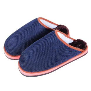 手工棉拖鞋女冬室内冬季居家用保暖灯芯绒加厚底纯手工棉鞋男儿童